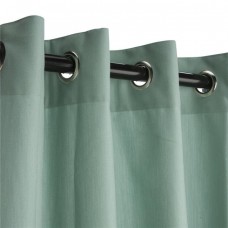 Hammock Source CUR96MSGRSN 50 x 96 in. Sunbrella Outdoor Curtain with Nickel Plated Grommets&#44; Mist   